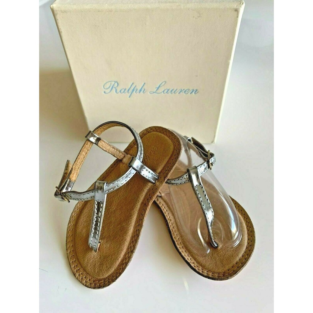 Ralph Lauren Baby Girl Sandal size 2 (age approx. 3-6 months) Infant NIB